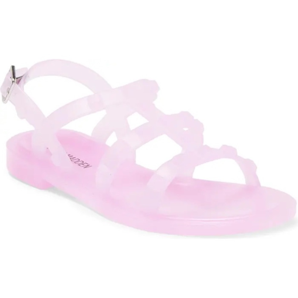 MADDEN GIRL Pink Jelly Sandal